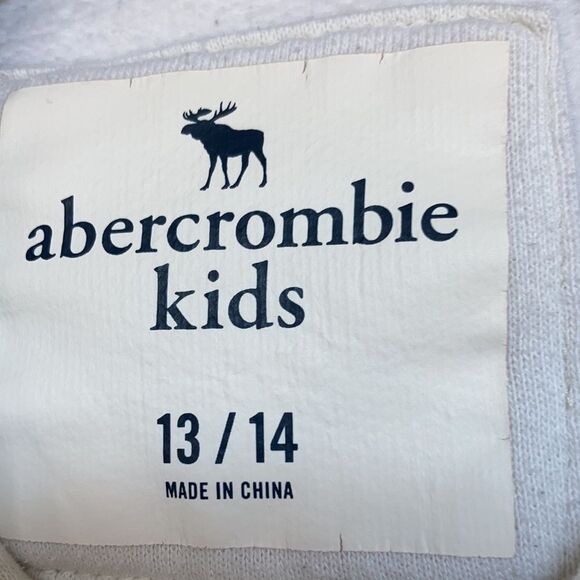 Abercrombie Kids hoodie, white with print - Picture 4 of 7